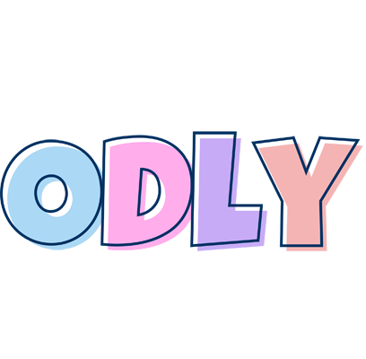 Odly pastel logo
