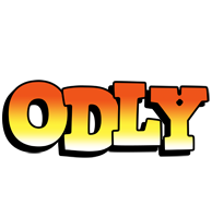 Odly sunset logo