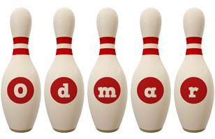 Odmar bowling-pin logo