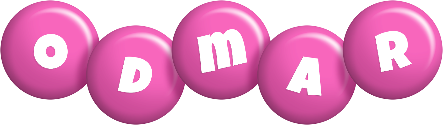 Odmar candy-pink logo
