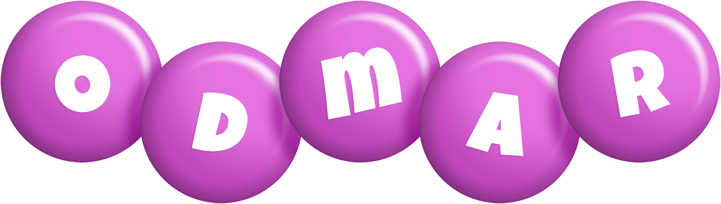 Odmar candy-purple logo