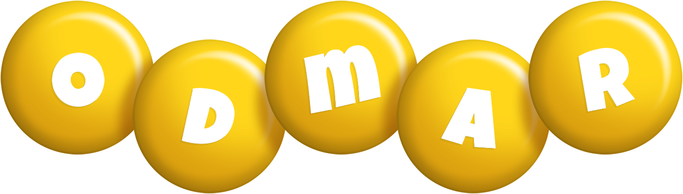 Odmar candy-yellow logo