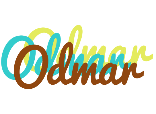 Odmar cupcake logo