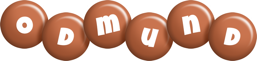 Odmund candy-brown logo