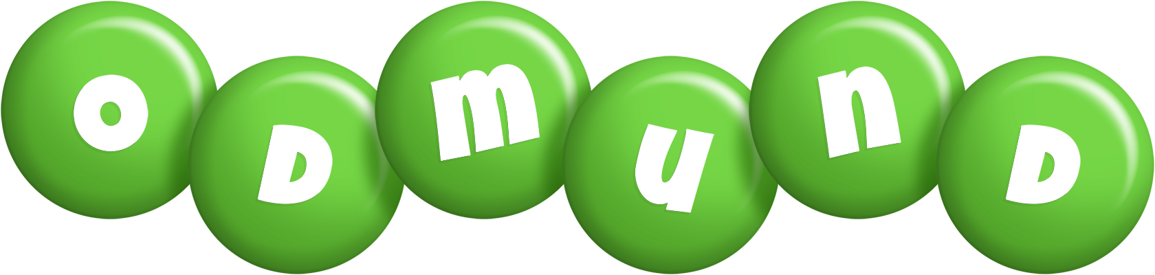 Odmund candy-green logo