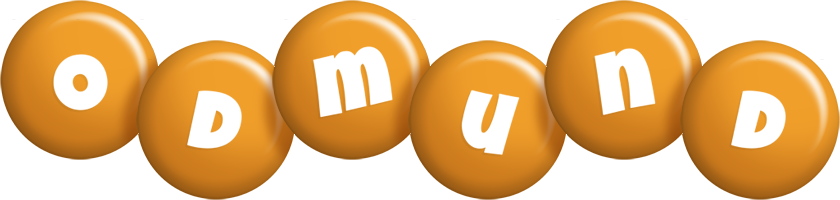 Odmund candy-orange logo