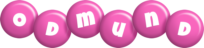 Odmund candy-pink logo