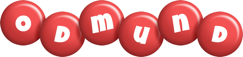 Odmund candy-red logo