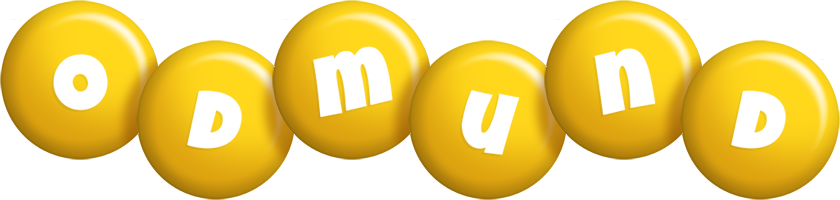 Odmund candy-yellow logo