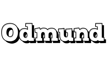 Odmund snowing logo