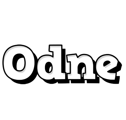 Odne snowing logo