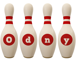 Odny bowling-pin logo