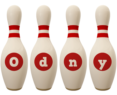 Odny bowling-pin logo