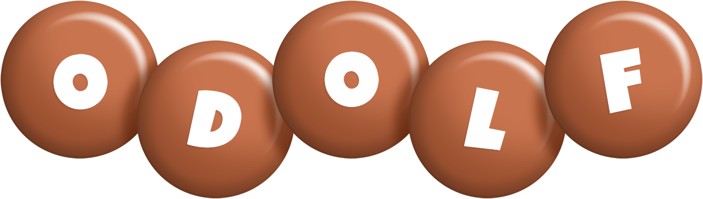 Odolf candy-brown logo