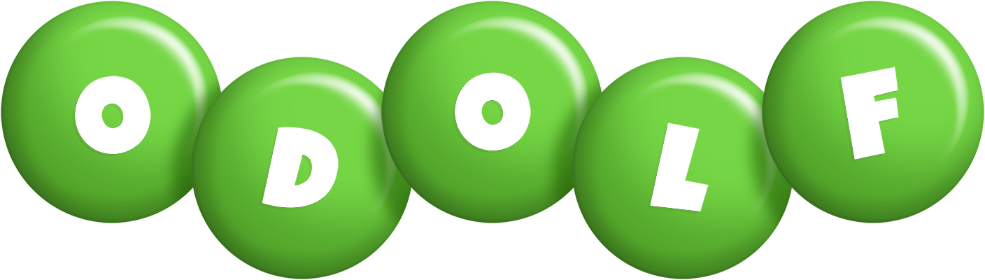 Odolf candy-green logo