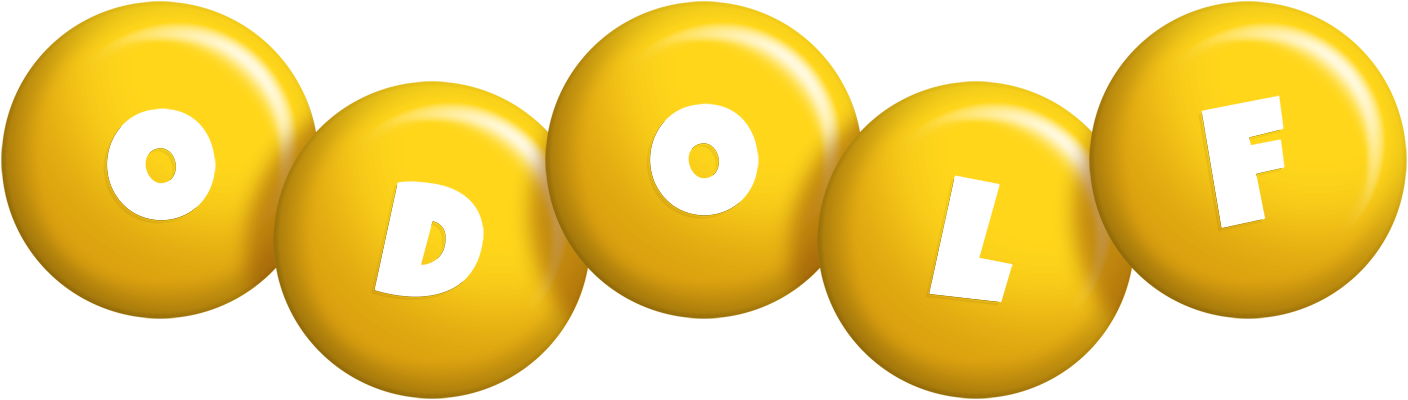Odolf candy-yellow logo