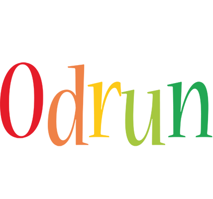 Odrun birthday logo