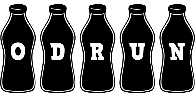 Odrun bottle logo