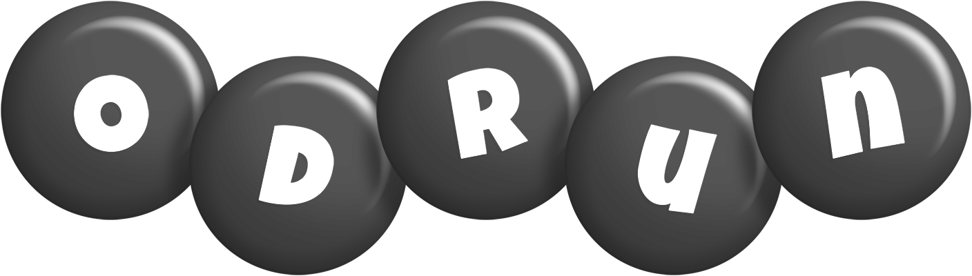 Odrun candy-black logo