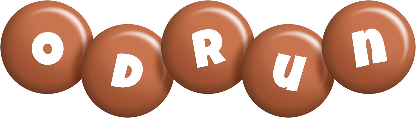 Odrun candy-brown logo