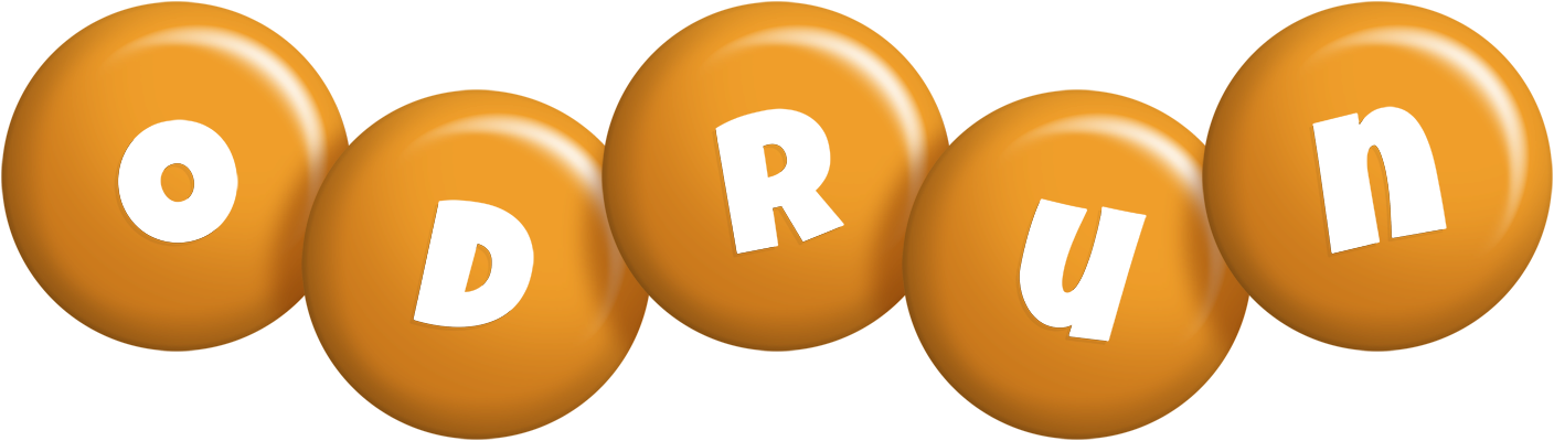 Odrun candy-orange logo