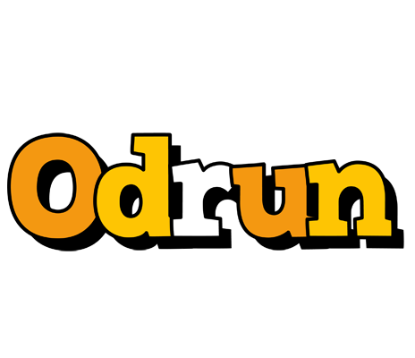 Odrun cartoon logo
