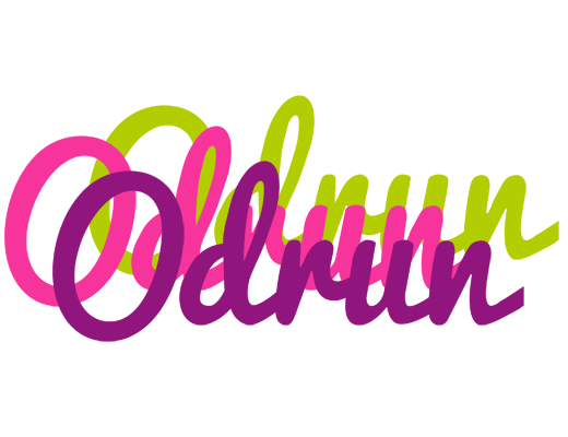 Odrun flowers logo