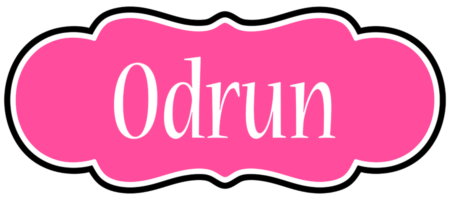 Odrun invitation logo