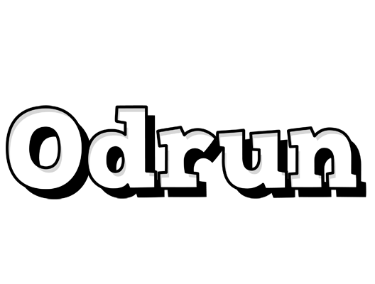 Odrun snowing logo