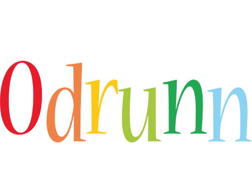 Odrunn birthday logo