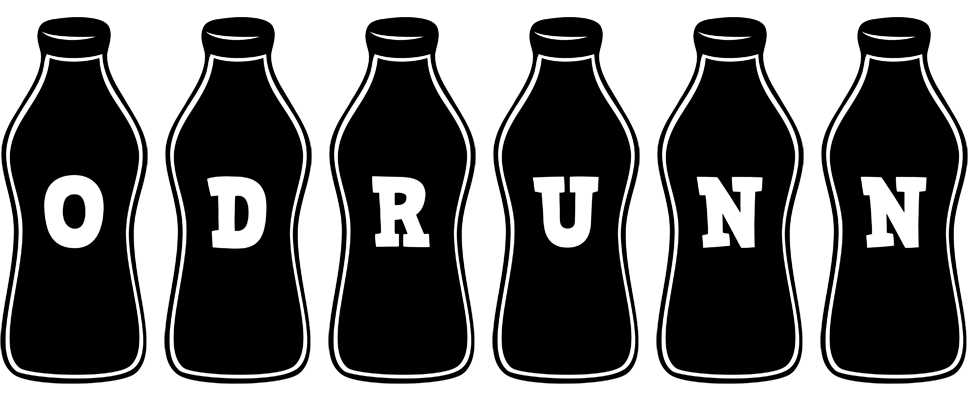 Odrunn bottle logo