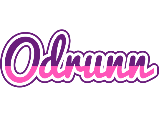 Odrunn cheerful logo