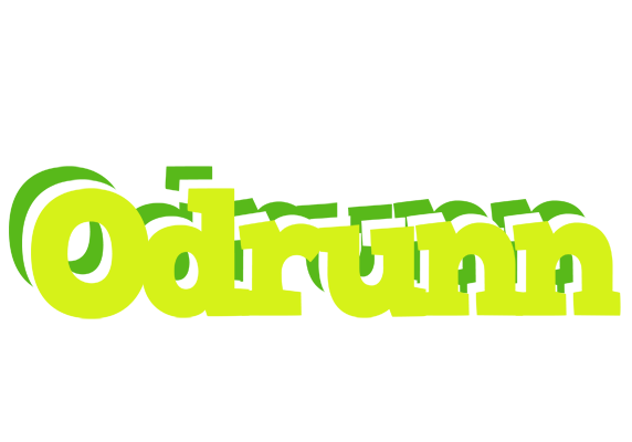 Odrunn citrus logo