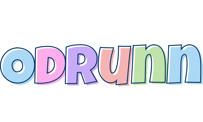 Odrunn pastel logo