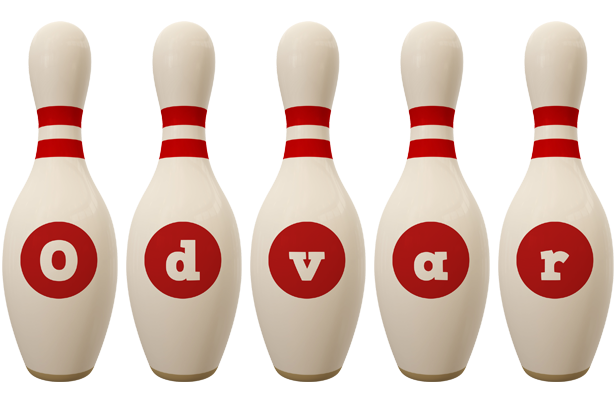 Odvar bowling-pin logo
