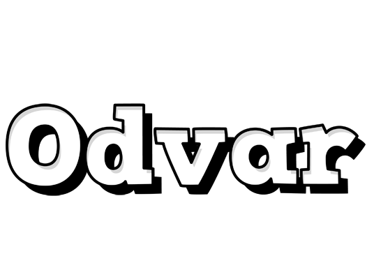 Odvar snowing logo
