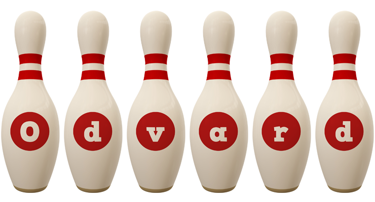 Odvard bowling-pin logo