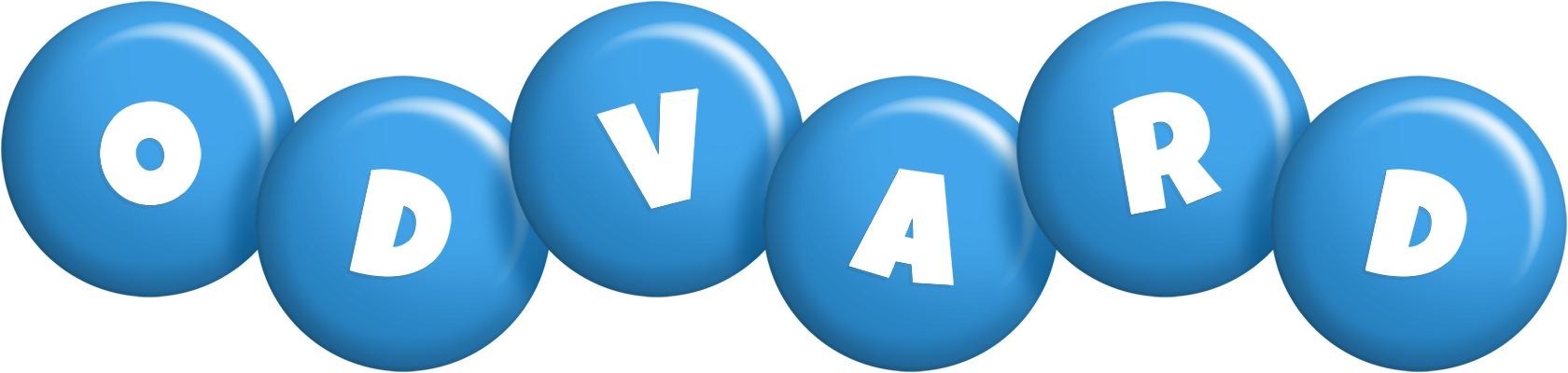 Odvard candy-blue logo