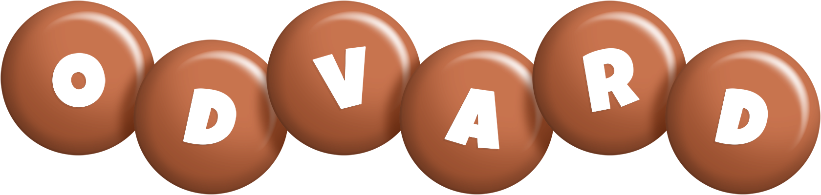 Odvard candy-brown logo
