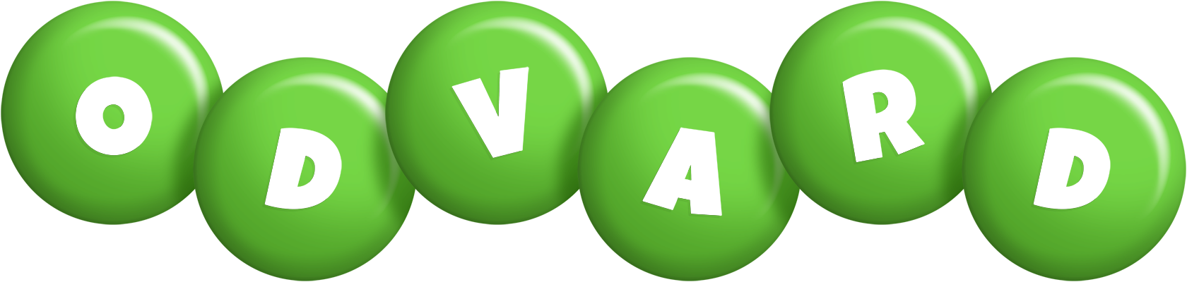 Odvard candy-green logo