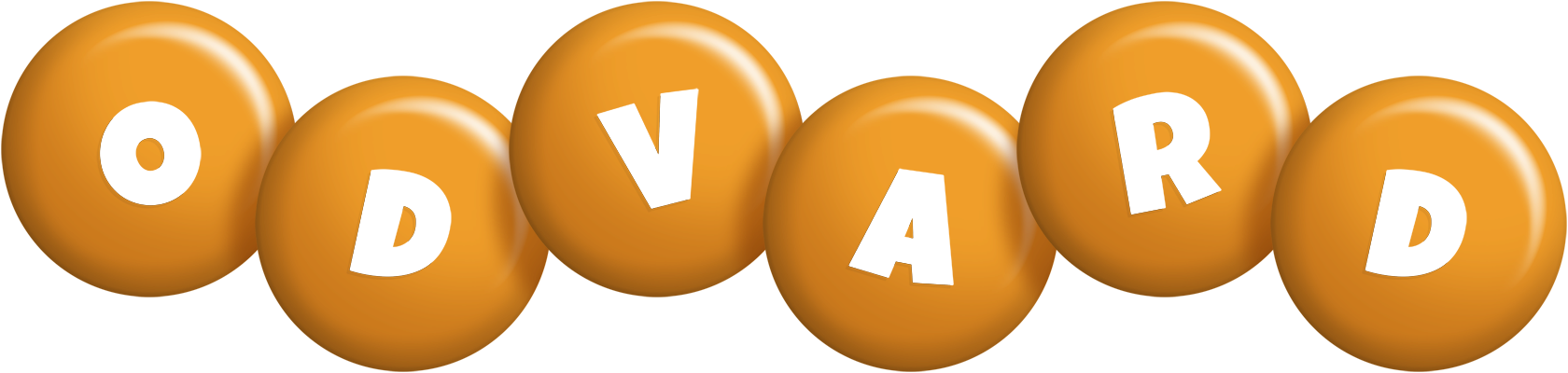 Odvard candy-orange logo