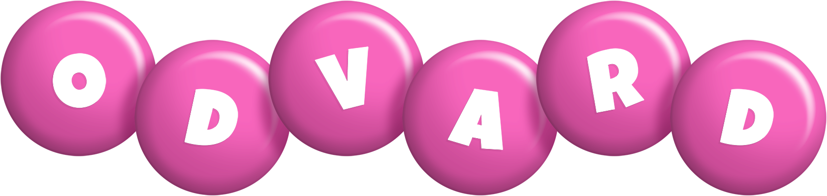 Odvard candy-pink logo