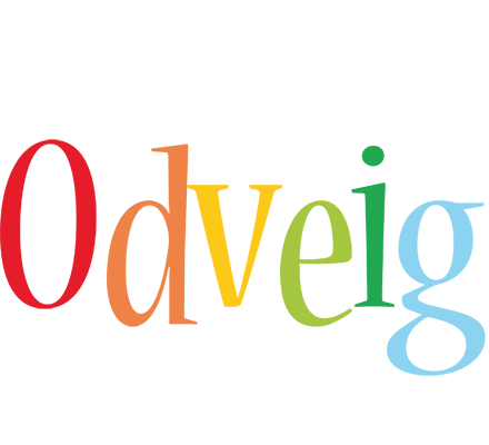 Odveig birthday logo
