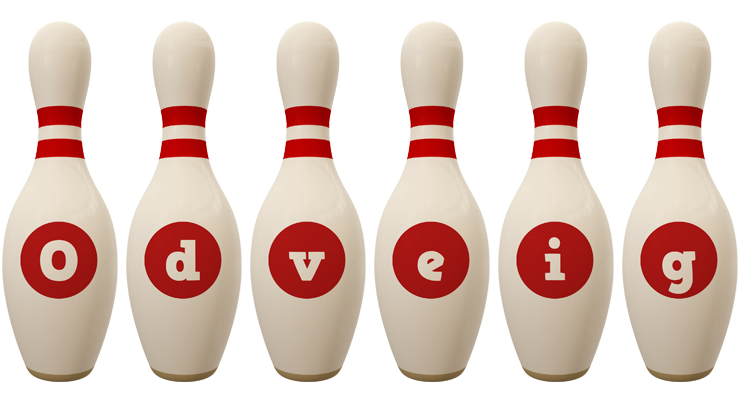 Odveig bowling-pin logo