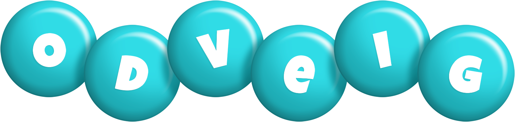 Odveig candy-azur logo