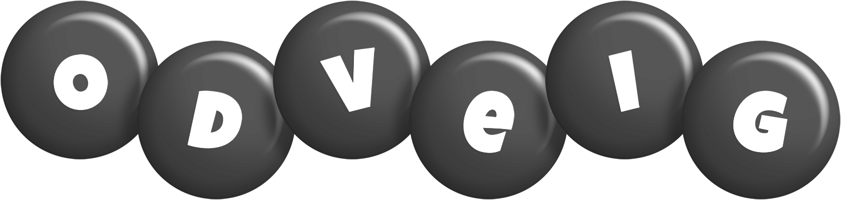 Odveig candy-black logo