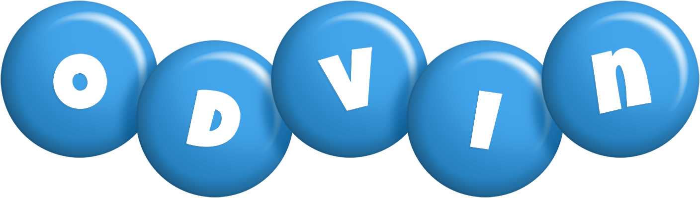Odvin candy-blue logo