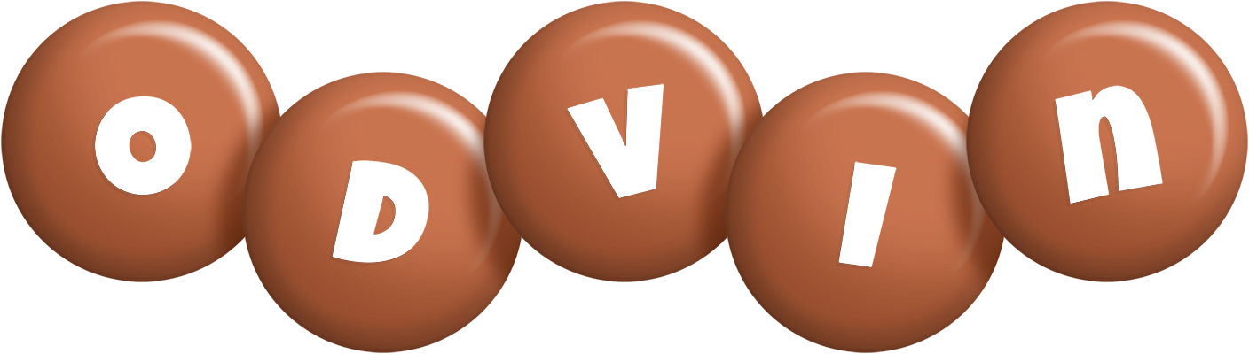 Odvin candy-brown logo