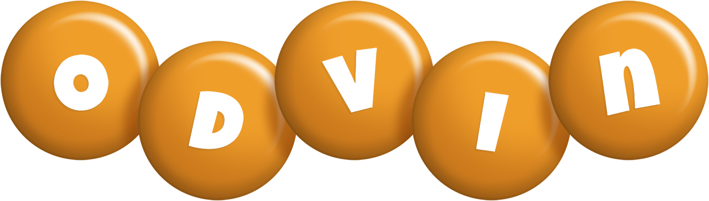 Odvin candy-orange logo
