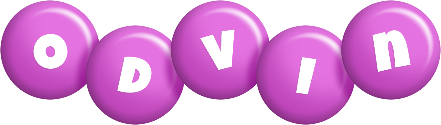 Odvin candy-purple logo